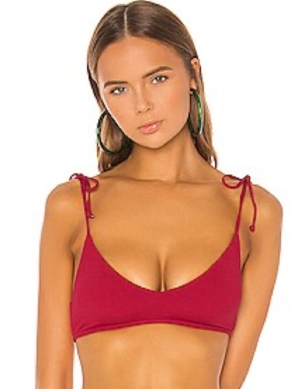 L*space Daisy Bikini Top Strawberry NWT
